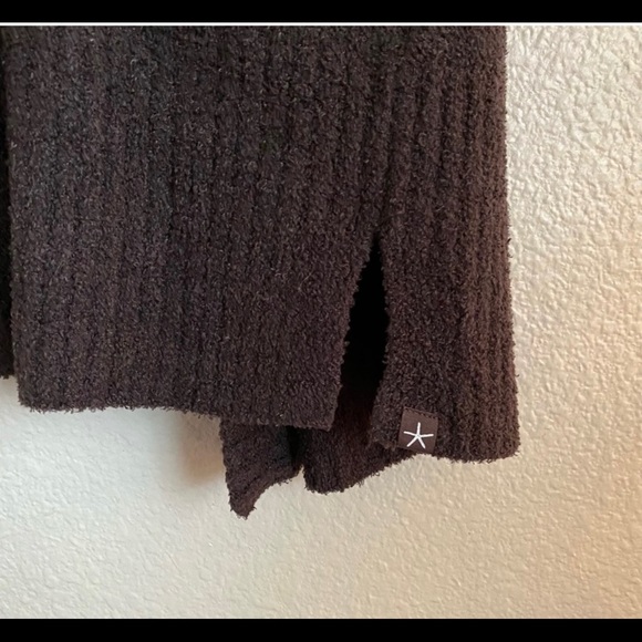 EUC Barefoot Dreams CozyChic Lite Relaxed Hooded Cardigan- SIZE SMALL - Picture 5 of 10